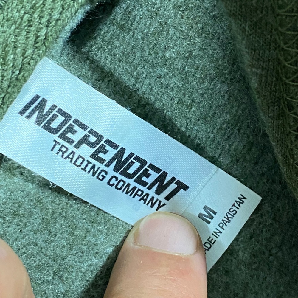 Independent Trading Co Hoodie Mens M Green Mid-State Supply Wisconsin Graphic - Picture 11 of 13